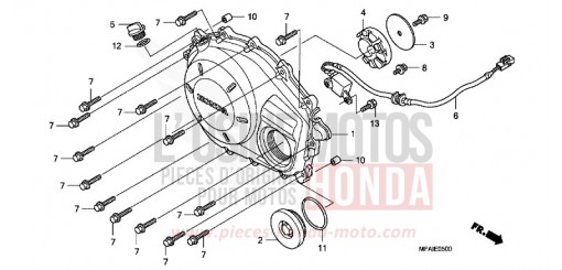 PANNEAU CARTER-MOTEUR D. CBF10009 de 2009